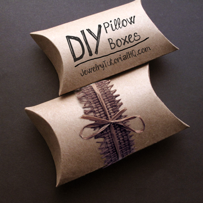 diy jewelry pillow boxes