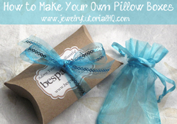 pillow gift box tutorial