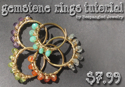 gemstone wire wrapped rings tutorial gemstone wire wrapped rings tutorial