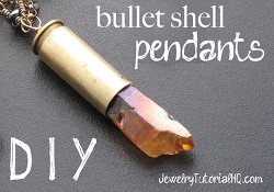 DIY bullet shell pendants tutorial