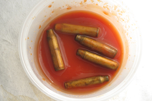 how to clean brass bullet shells