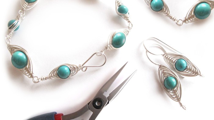 Decorative Wire Wrapping - Mastering The Herringbone Wrap - Jewelry ...