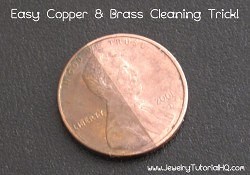 copper and brass cleaning trick