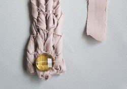 fabric rope bracelet - free jewelry tutorial