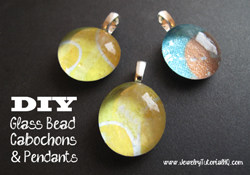 DIY Glass Cabochons and Pendants