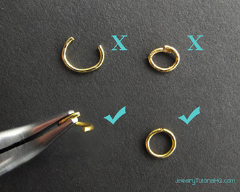 the right way to use a jump ring